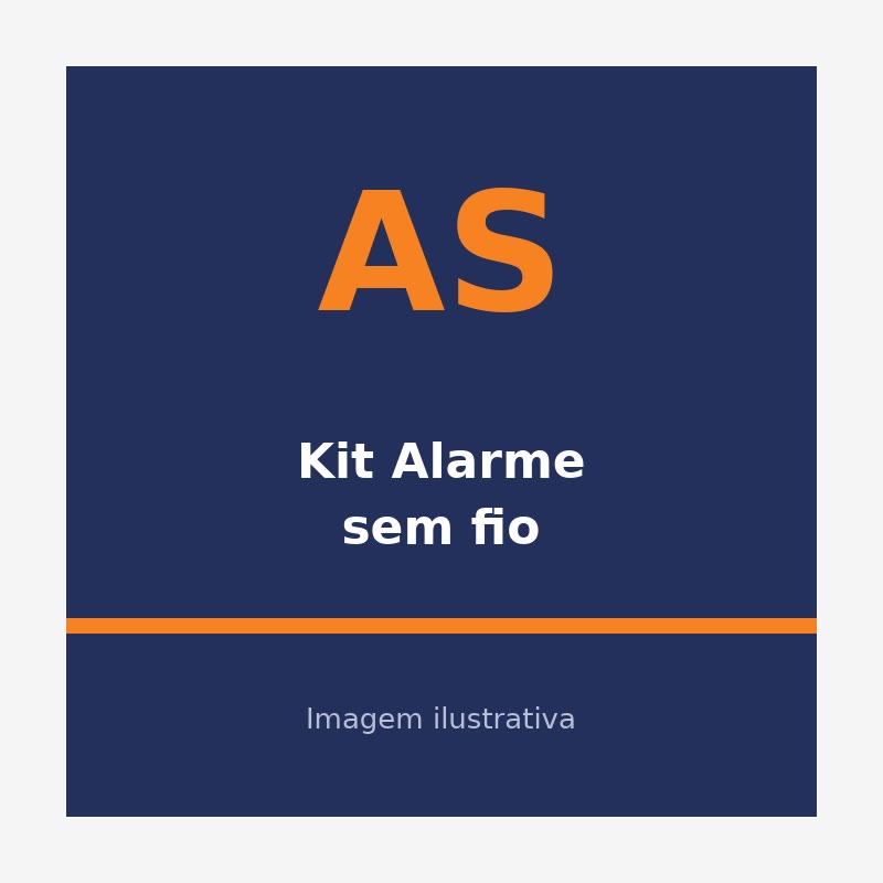 Kit Alarme sem fio
